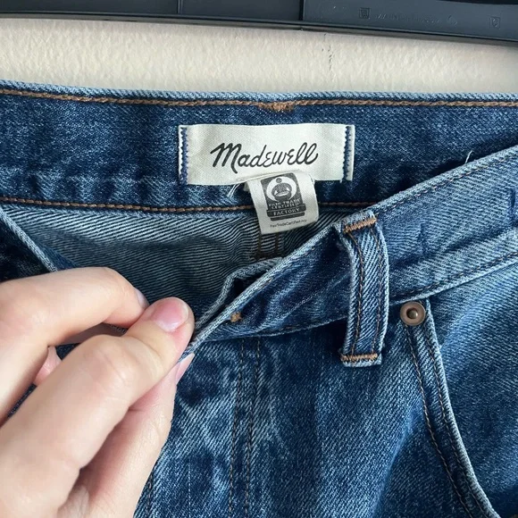 Madewell Dean Easy Straight Flower Jeans - Picture 3 of 7